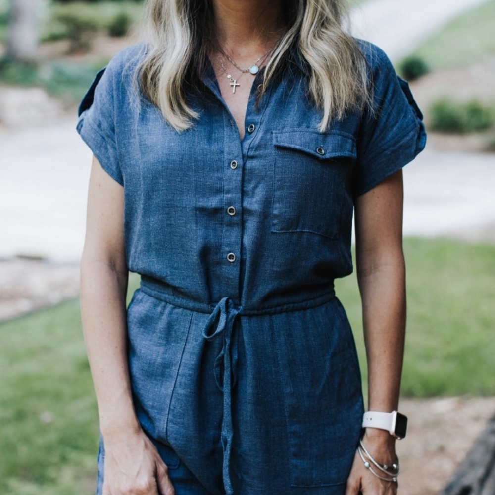 Jean-ish Romper